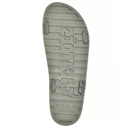 sandale kaki sportive cacatoès imprimée reptile vue de semelle