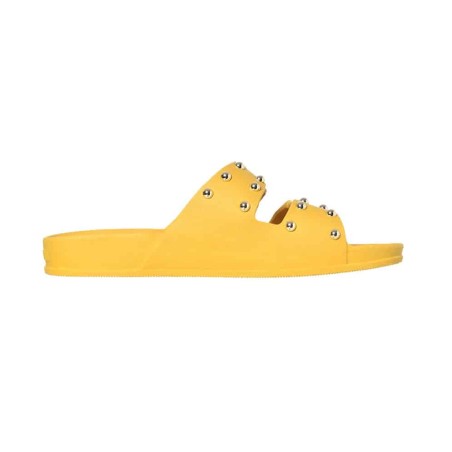 sandale jaune cacatoès vue de profil