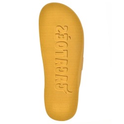sandale jaune cacatoès vue de la semelle