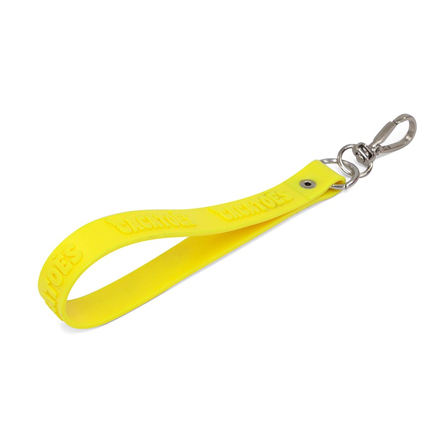 porte clé jaune fluo cacatoès